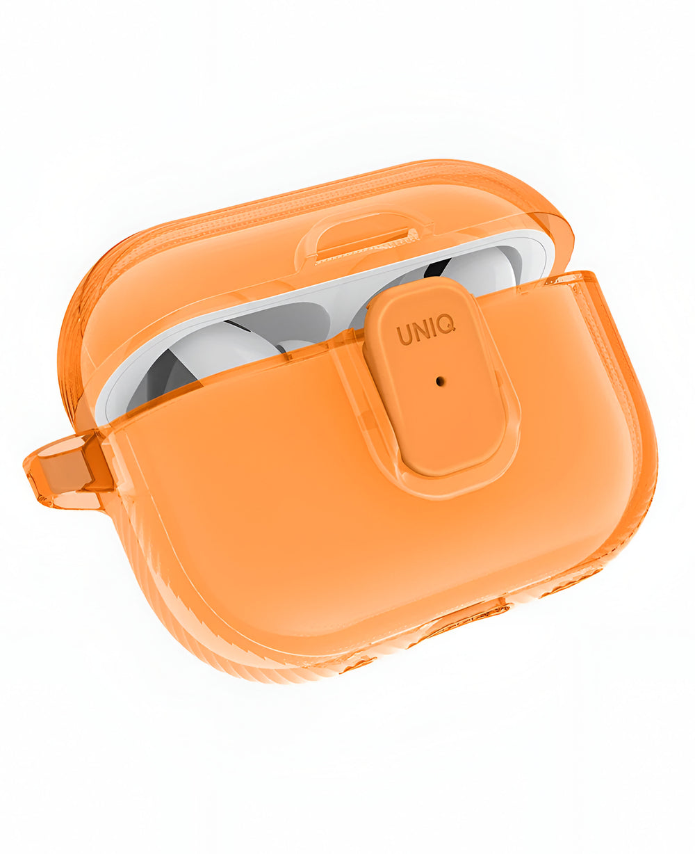 Uniq Airpods Uyumlu Glase Pro Kilitli Kılıf - Strapg