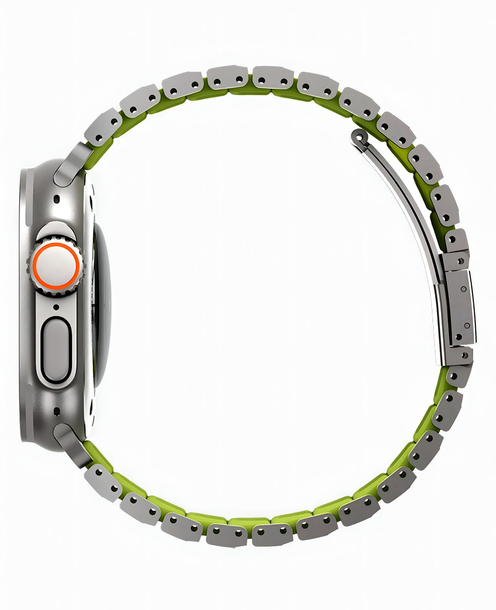 Uniq Apple Watch Uyumlu Metal Paslanmaz Çelik Strova Flex Steel Loop Kordon - Strapg