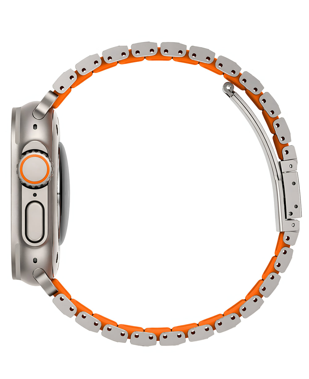 Uniq Apple Watch Uyumlu Metal Paslanmaz Çelik Strova Flex Steel Loop Kordon - Strapg