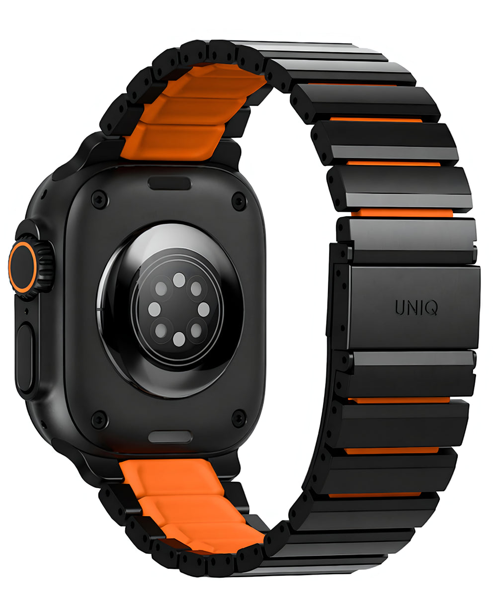 Uniq Apple Watch Uyumlu Metal Paslanmaz Çelik Strova Flex Steel Loop Kordon - Strapg