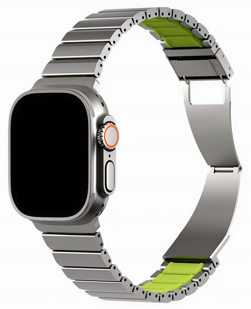 Uniq Apple Watch Uyumlu Metal Paslanmaz Çelik Strova Flex Steel Loop Kordon - Strapg