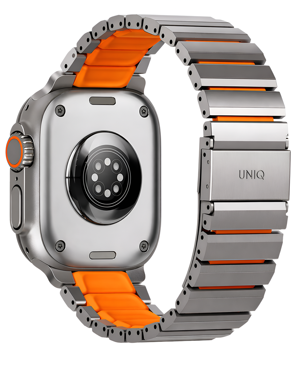 Uniq Apple Watch Uyumlu Metal Paslanmaz Çelik Strova Flex Steel Loop Kordon - Strapg