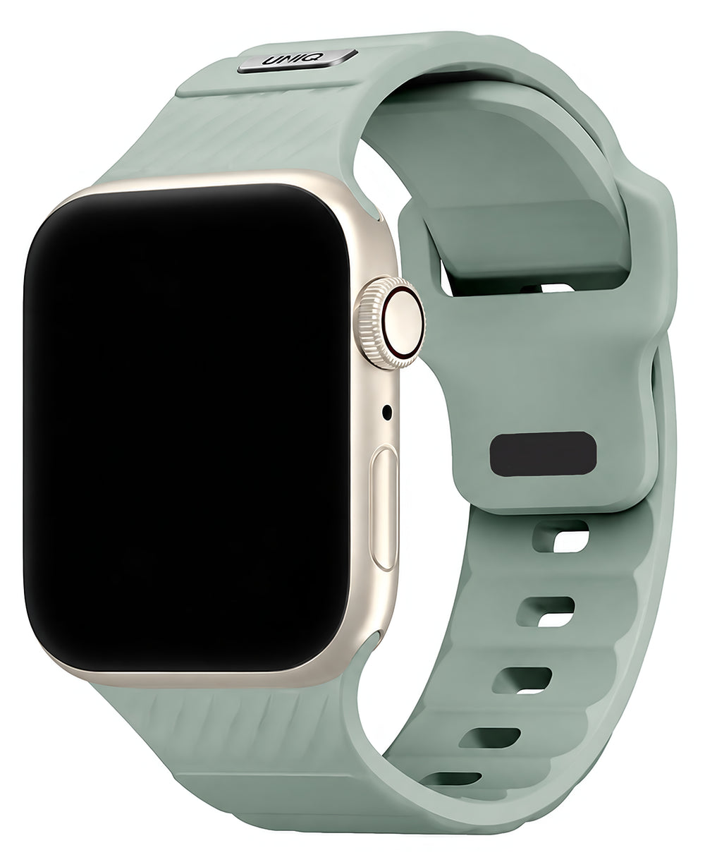 Uniq Apple Watch Uyumlu Stride FKM Silikon Kordon - Açık Yeşil - Strapg