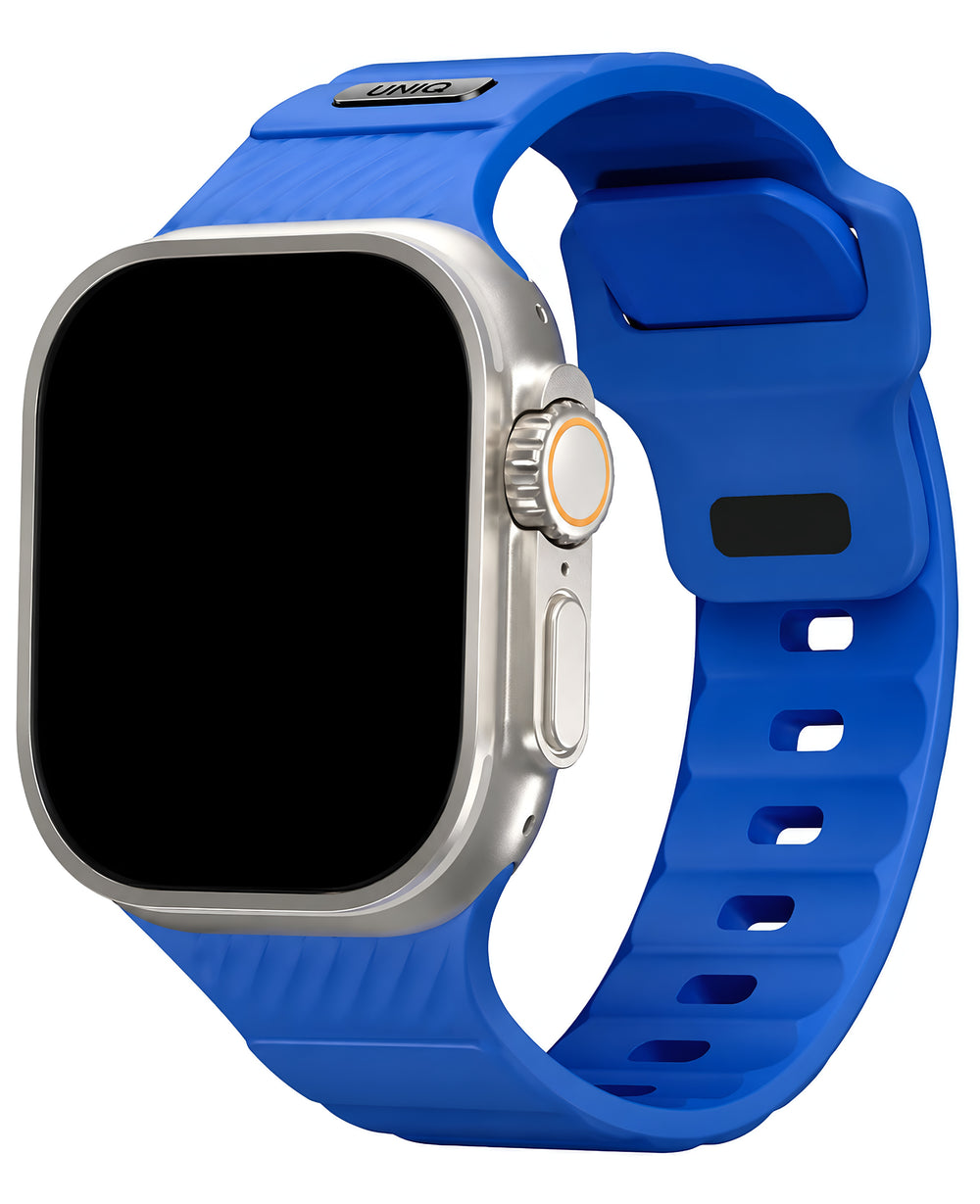 Uniq Apple Watch Uyumlu Stride FKM Silikon Kordon - Mavi - Strapg