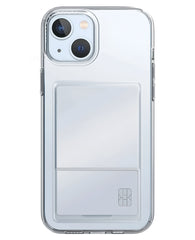 Uniq iPhone 15 Uyumlu Air Fender Kartvizitli Şeffaf Silikon Kılıf - Şeffaf - Strapg