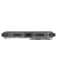 Uniq iPhone 15 Uyumlu Combat Hybrid Kılıf - Şeffaf Siyah - Strapg