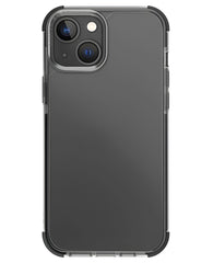 Uniq iPhone 15 Uyumlu Combat Hybrid Kılıf - Şeffaf Siyah - Strapg