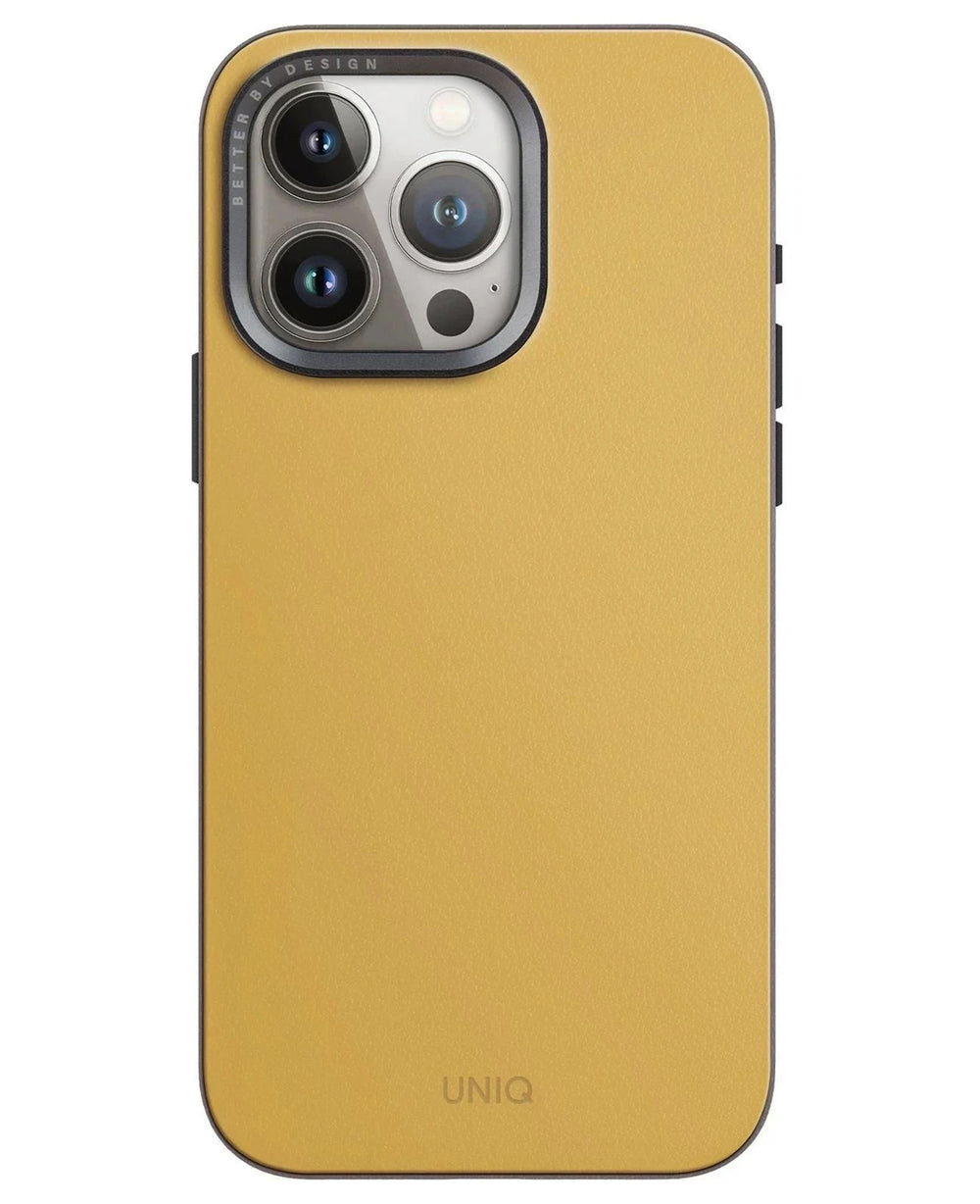 Uniq iPhone 16 Pro Uyumlu Lyden DS Magsafe Kılıf - Sarı - Strapg
