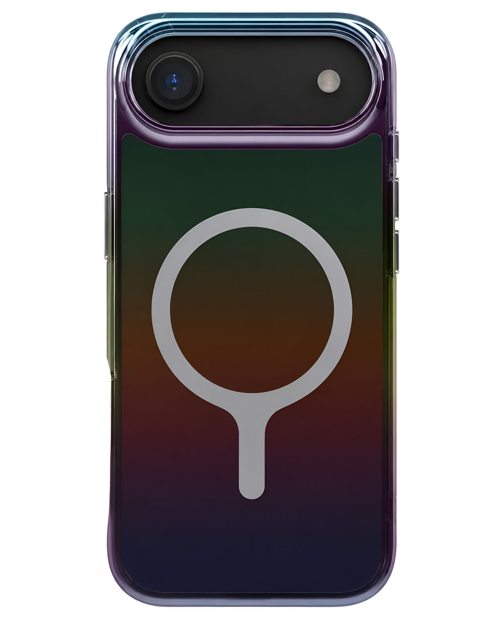 Uniq iPhone 17 Air Uyumlu Iridescia Magsafe Hologram Kılıf - Spectrum - Strapg