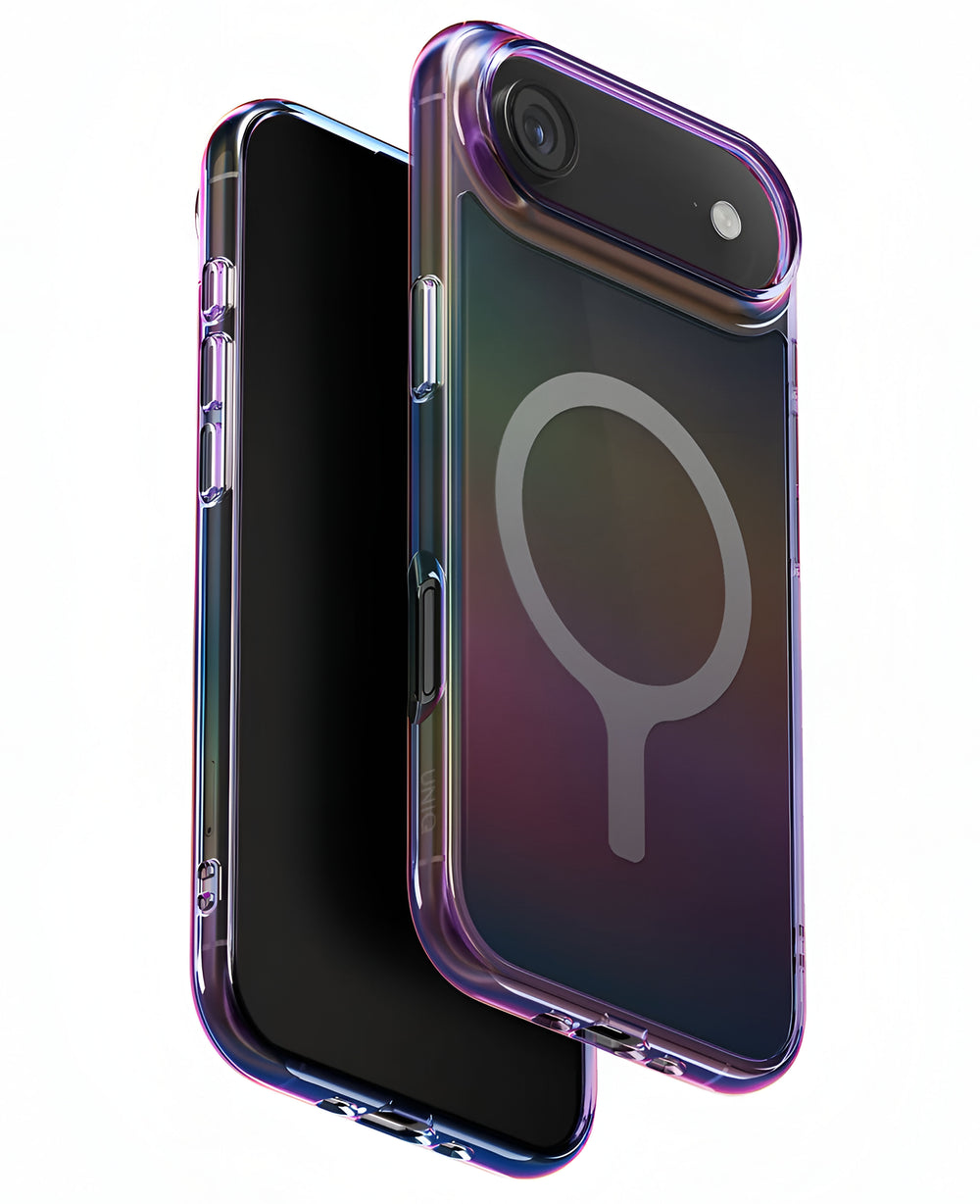 Uniq iPhone 17 Air Uyumlu Iridescia Magsafe Hologram Kılıf - Strapg