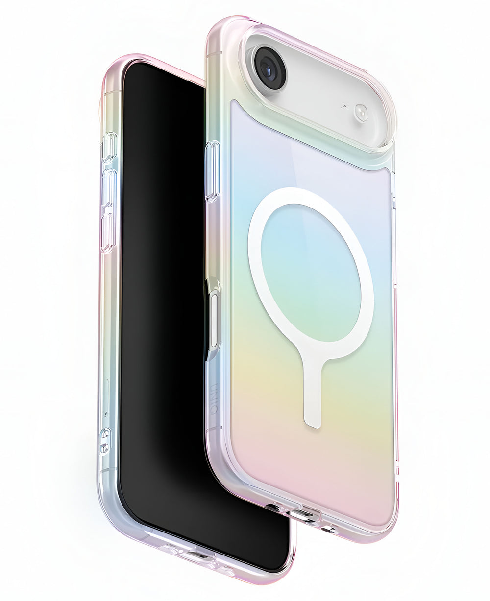 Uniq iPhone 17 Air Uyumlu Iridescia Magsafe Hologram Kılıf - Strapg