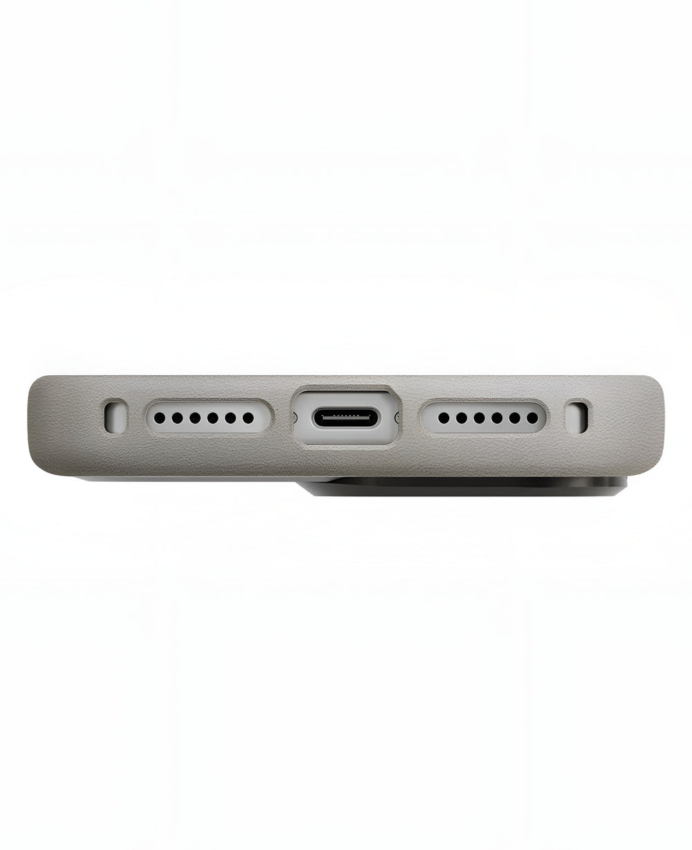 Uniq iPhone 17 Pro Uyumlu Heldro Pro Magsafe Standlı Vegan Deri Kılıf - Strapg