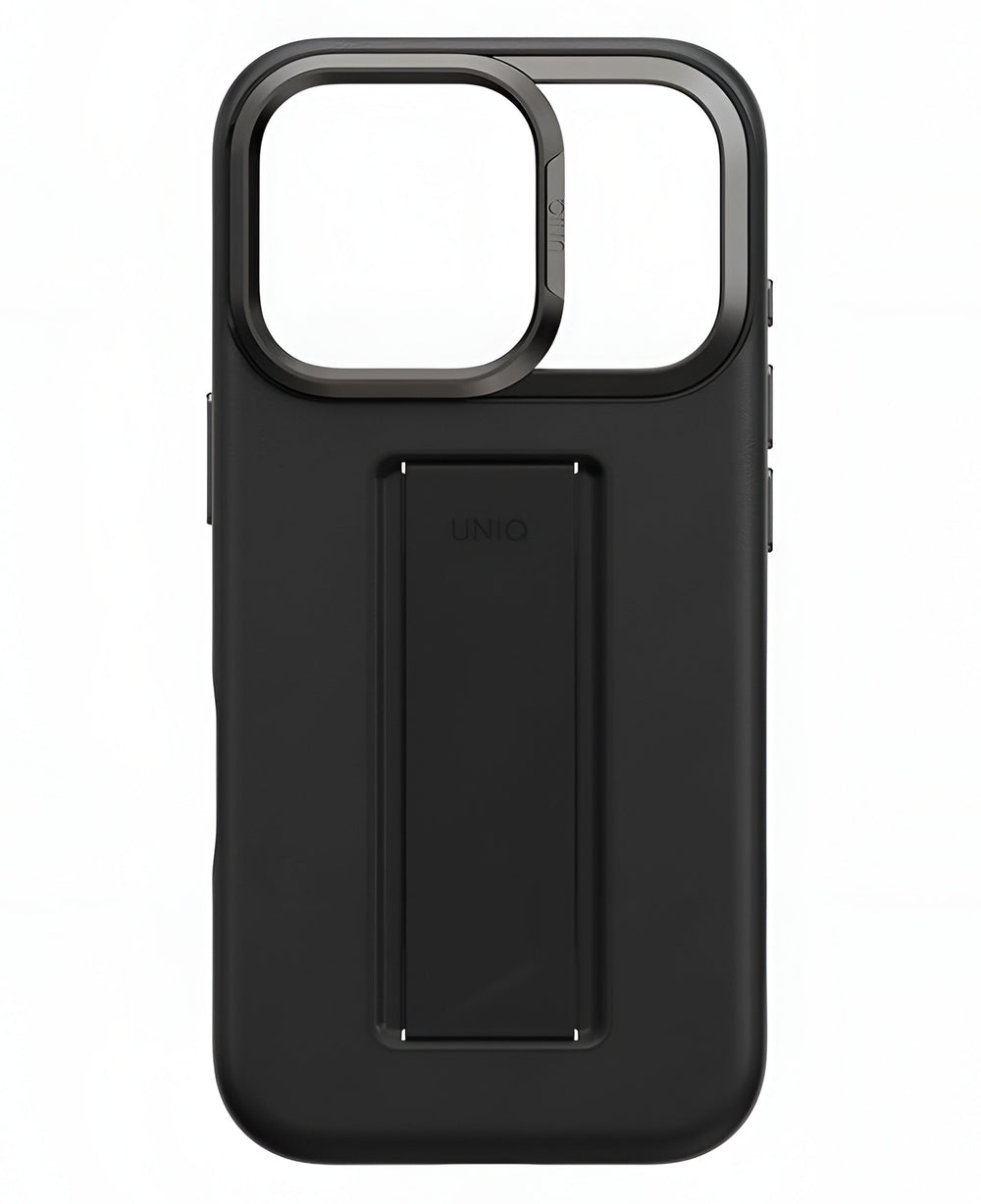 Uniq iPhone 17 Pro Uyumlu Heldro Pro Magsafe Standlı Vegan Deri Kılıf - Strapg