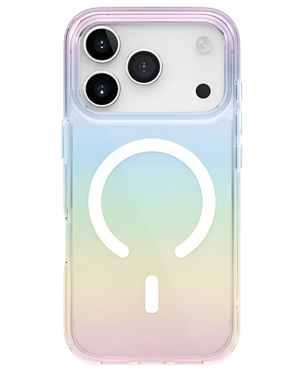 Uniq iPhone 17 Pro Uyumlu Iridescia Magsafe Hologram Kılıf - Rainbow - Strapg