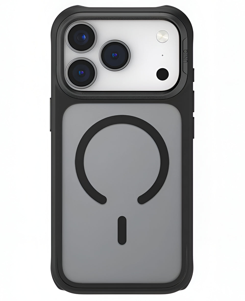 Uniq iPhone 17 Pro Uyumlu Veren Magsafe Kılıf - Siyah - Strapg