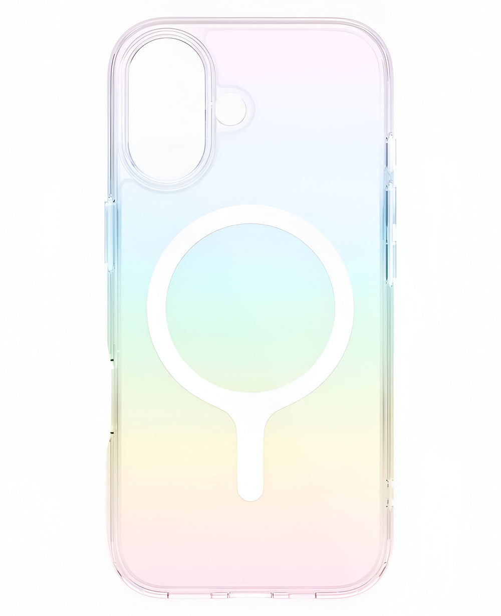 Uniq iPhone 17 Uyumlu Iridescia Magsafe Hologram Kılıf - Rainbow - Strapg