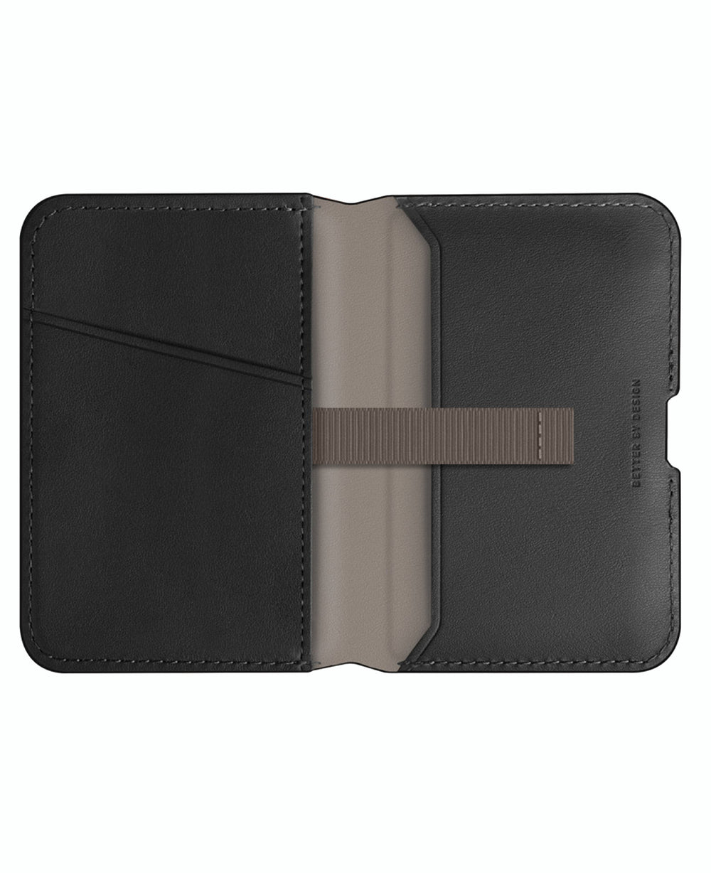 Uniq Lyden DS RFID-Block Standlı Manyetik Magsafe Deri Cüzdan Kartlık - Strapg