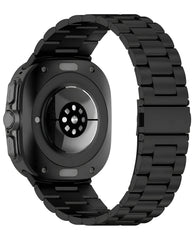 Samsung Galaxy Watch 7 Ultra / Watch Ultra 2 Uyumlu Metal Paslanmaz Çelik Oyster Loop Kordon
