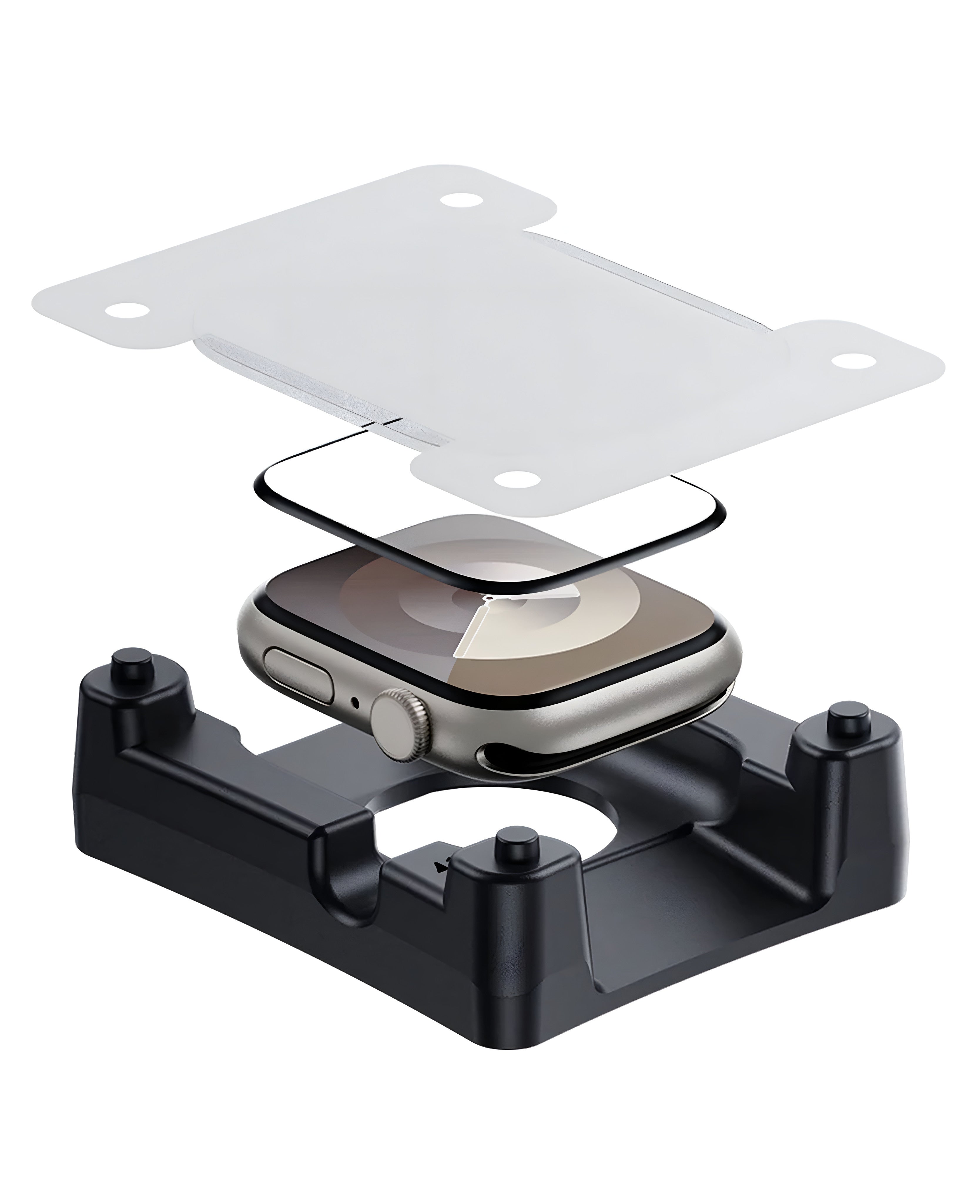 Apple Watch Kolay Uygulama Aparatlı HD Polymer Nano PPM Ekran Koruyucu