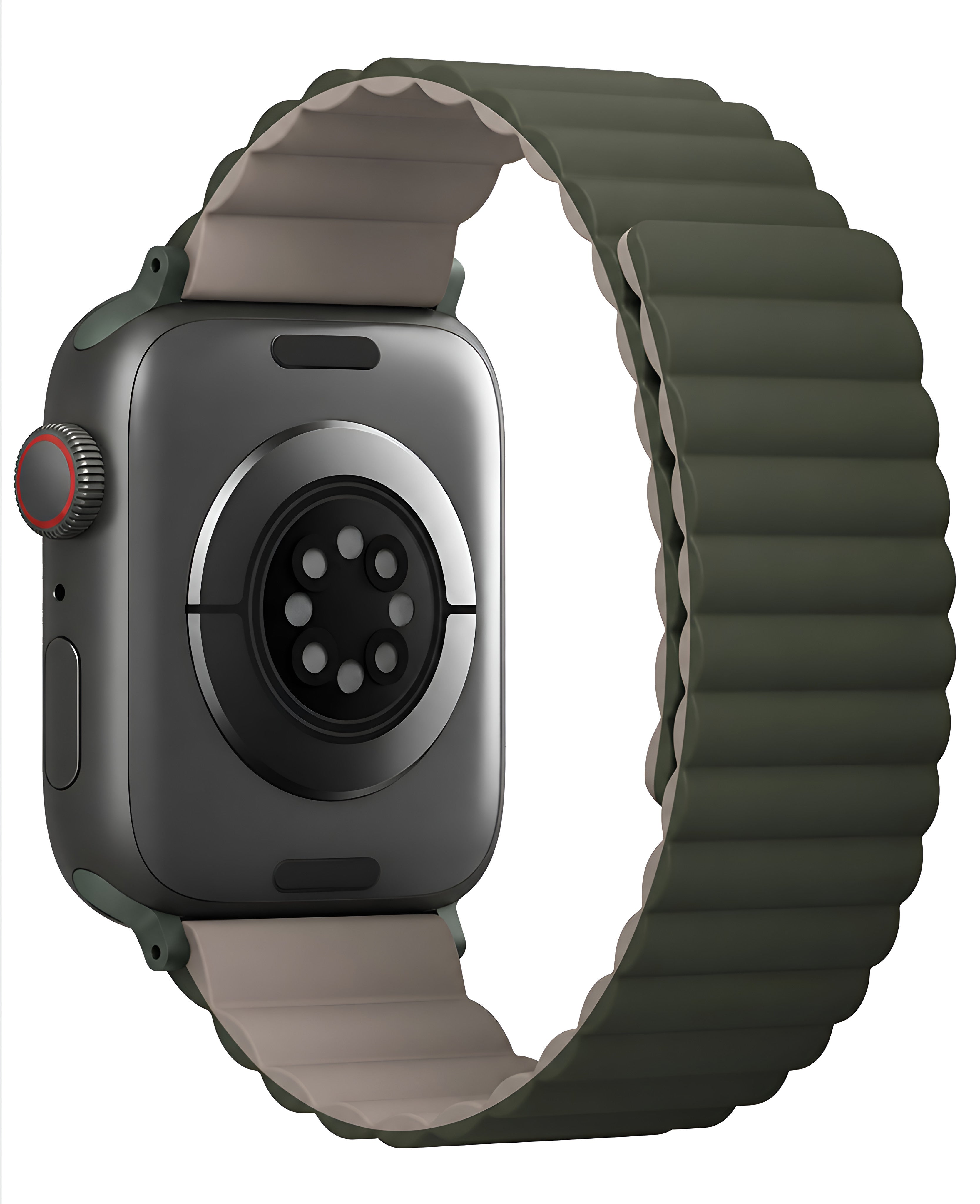 Uniq Apple Watch Uyumlu Revix Reversible Manyetik Silikon Kordon