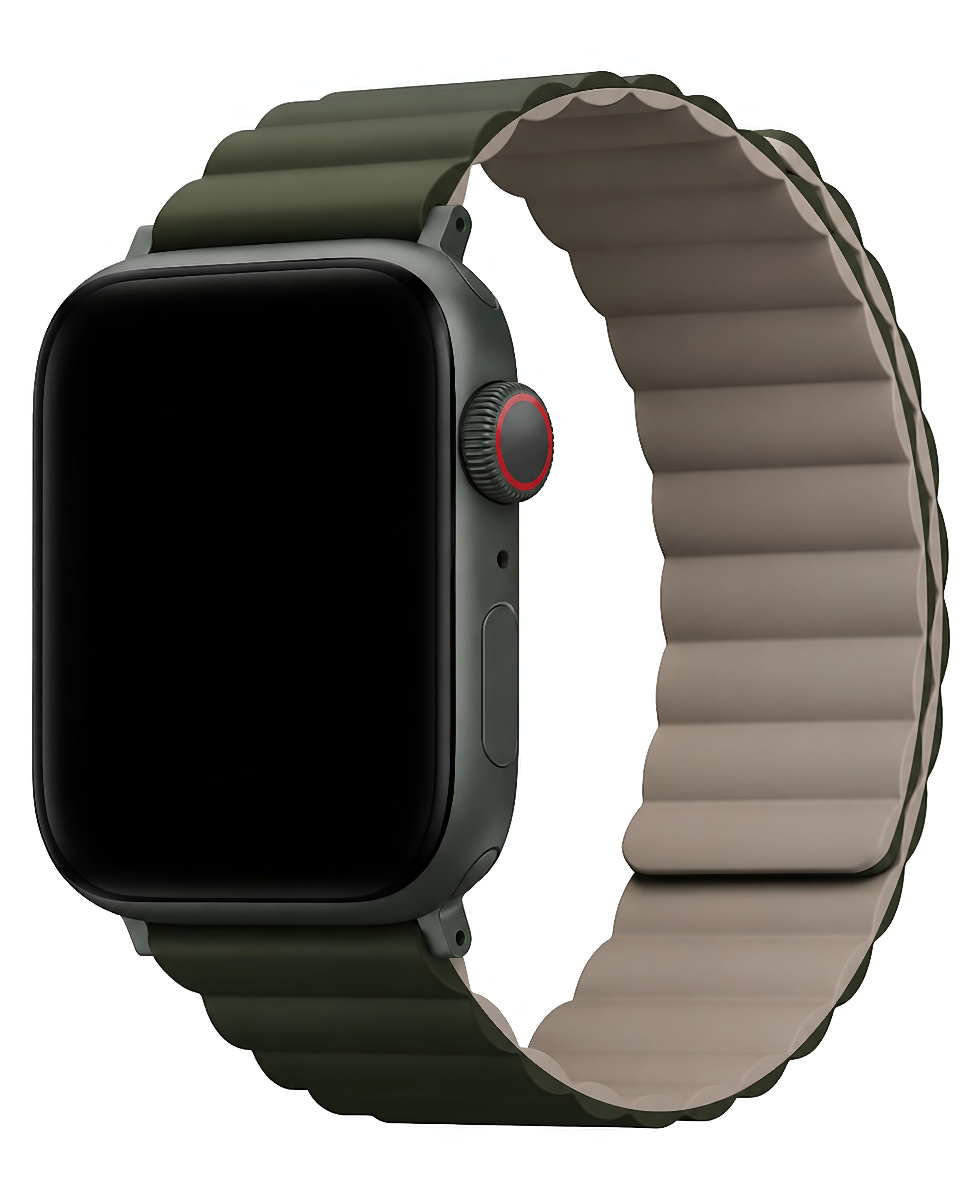 Uniq Apple Watch Uyumlu Revix Reversible Manyetik Silikon Kordon