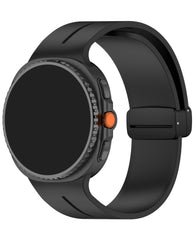 Samsung Galaxy Watch 8 9 40mm / 44mm - Watch 8 Classic 46mm Uyumlu Manyetik Tokalı Silikon Kordon