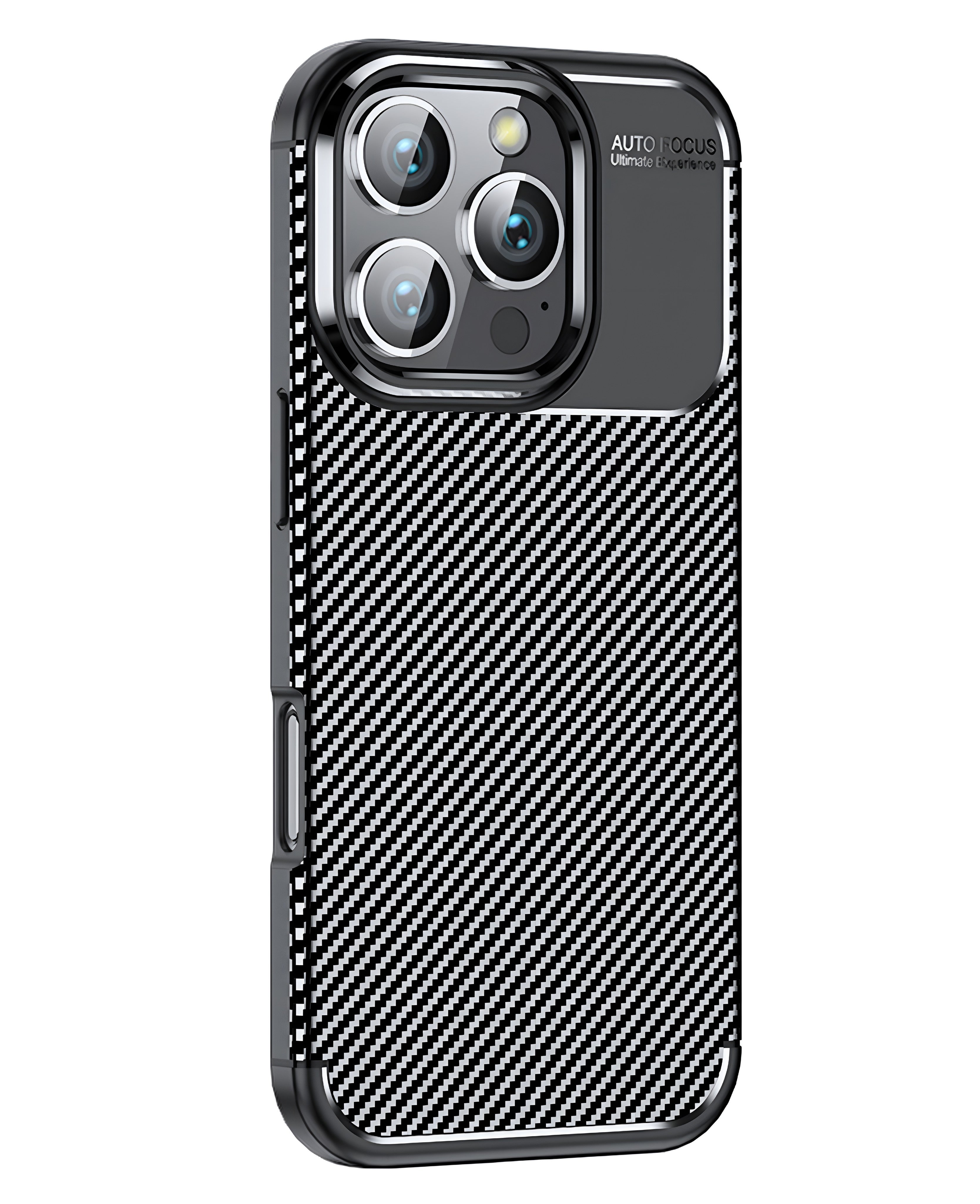 iPhone 16 Pro Uyumlu Karbon Silikon Kılıf