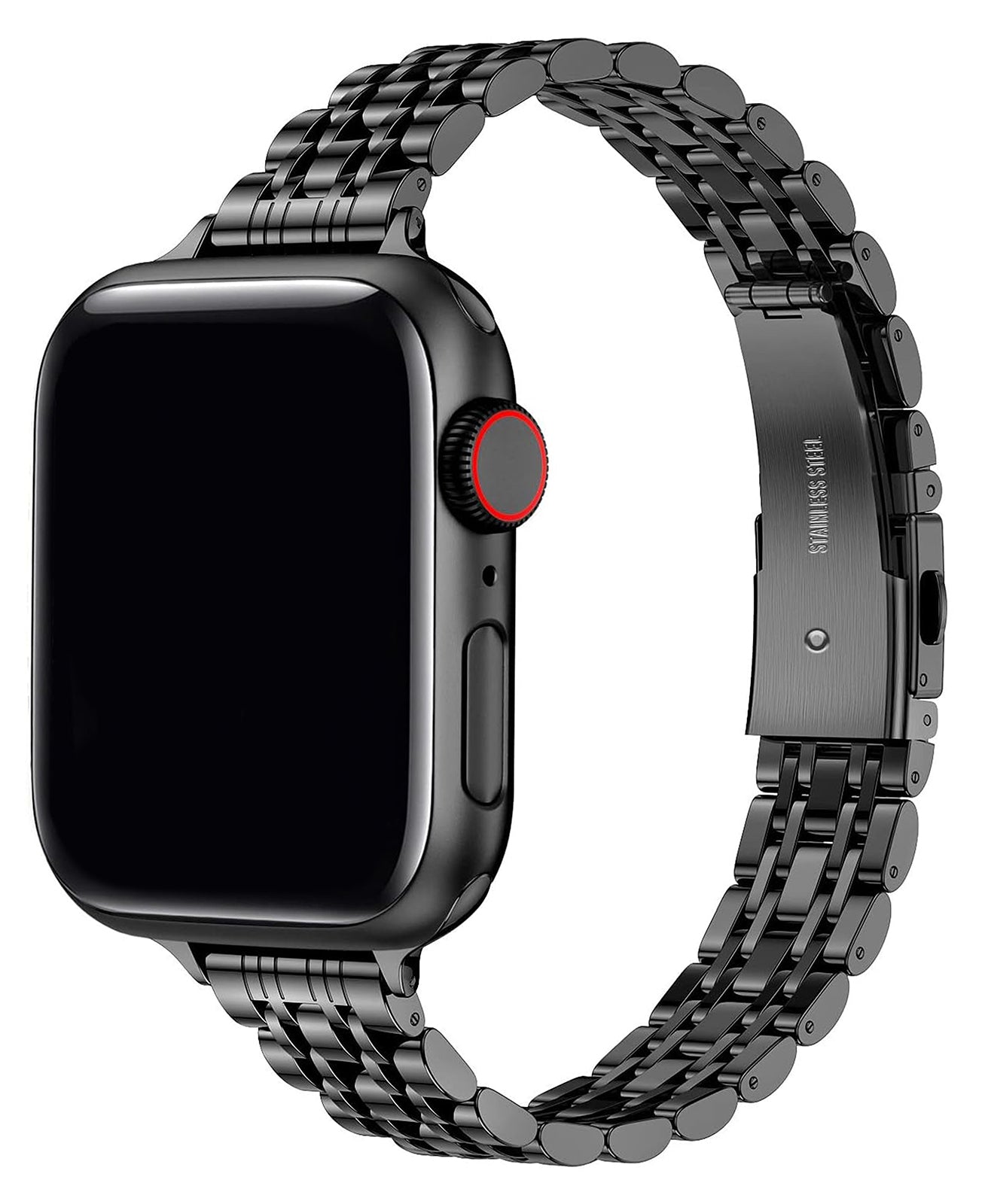 Apple Watch Uyumlu Metal Paslanmaz Çelik Slim Jubilee Loop Kordon
