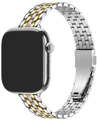 Apple Watch Uyumlu Slim Metal Paslanmaz Çelik Gliss Loop Korrdon