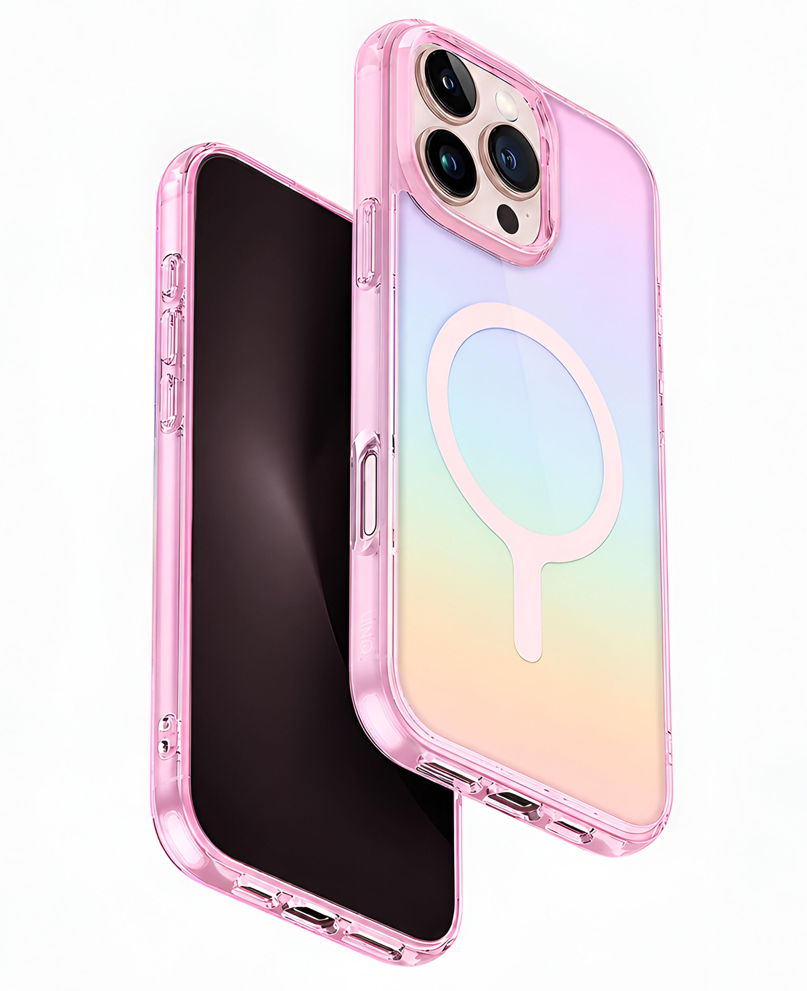 Uniq iPhone 16 Pro Uyumlu Iridescia Magsafe Hologram Kılıf