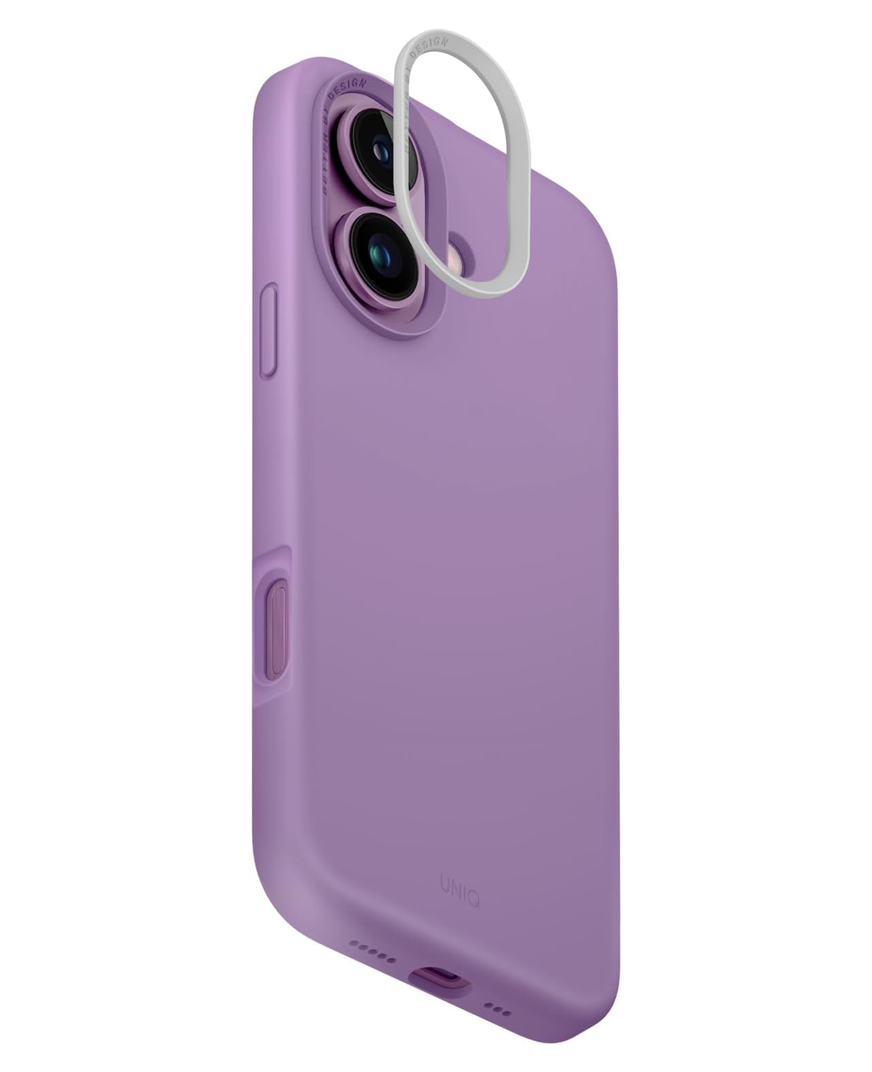 Uniq iPhone 16 Uyumlu Lino Hue Magsafe Silikon Kılıf